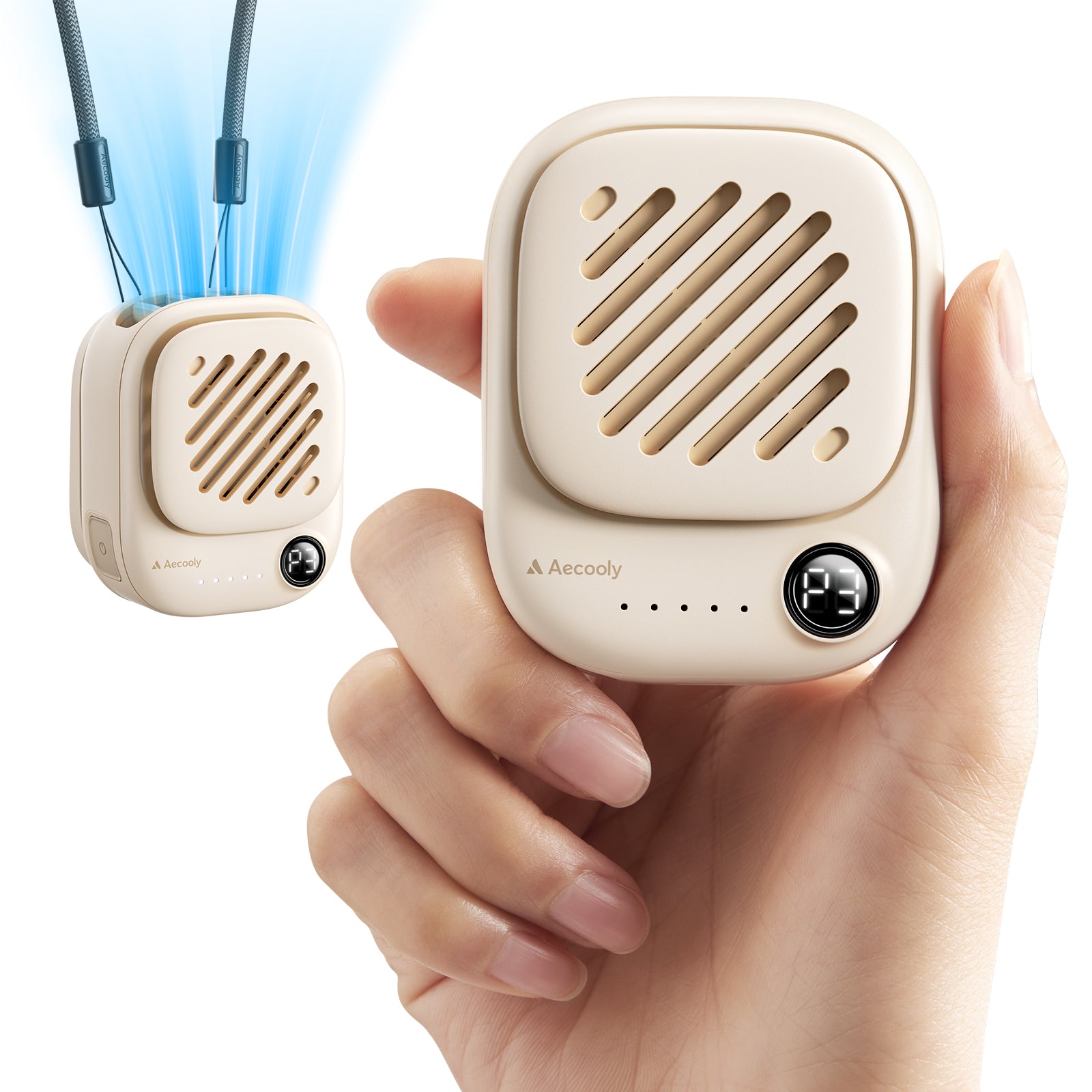 Mini Portable Neck Fan Click 01