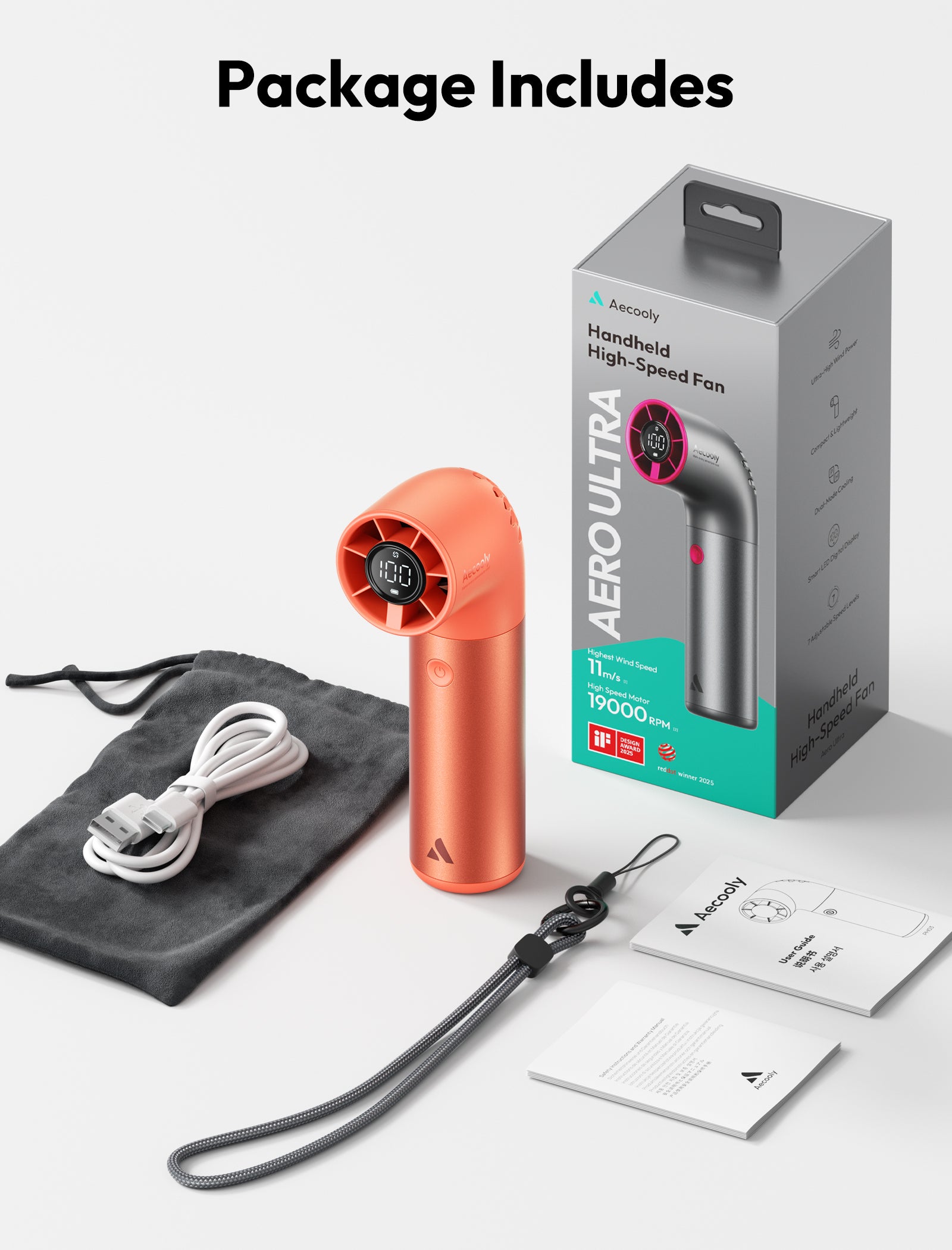 Handheld High-Speed Fan Aero Ultra