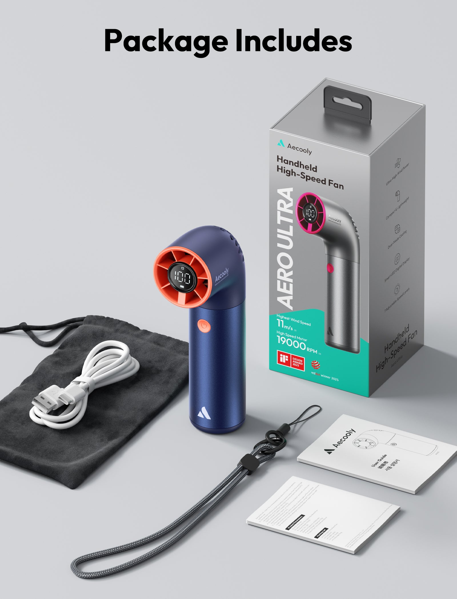 Handheld High-Speed Fan Aero Ultra