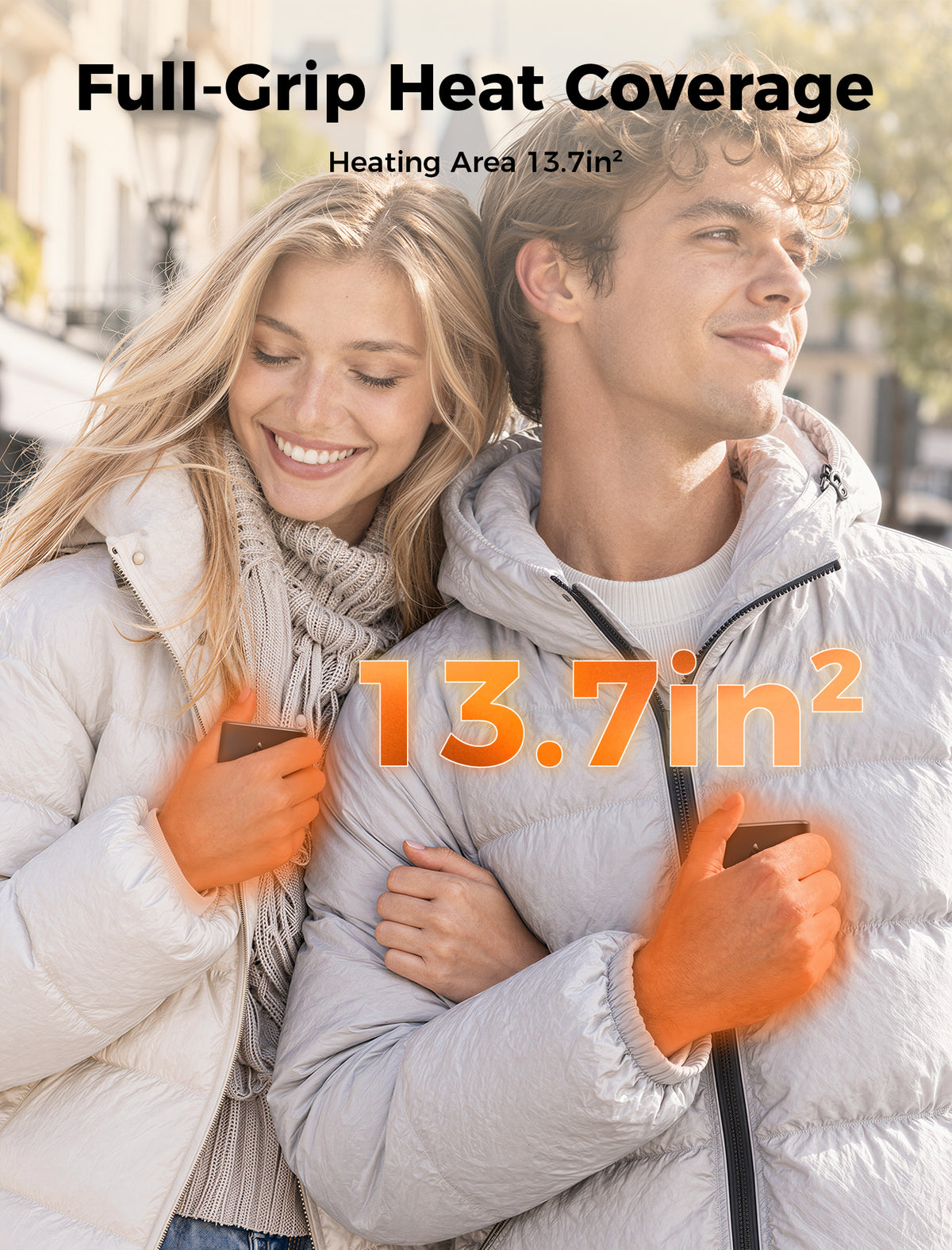Portable Magnetic Hand Warmer Glow Air-2 Pack