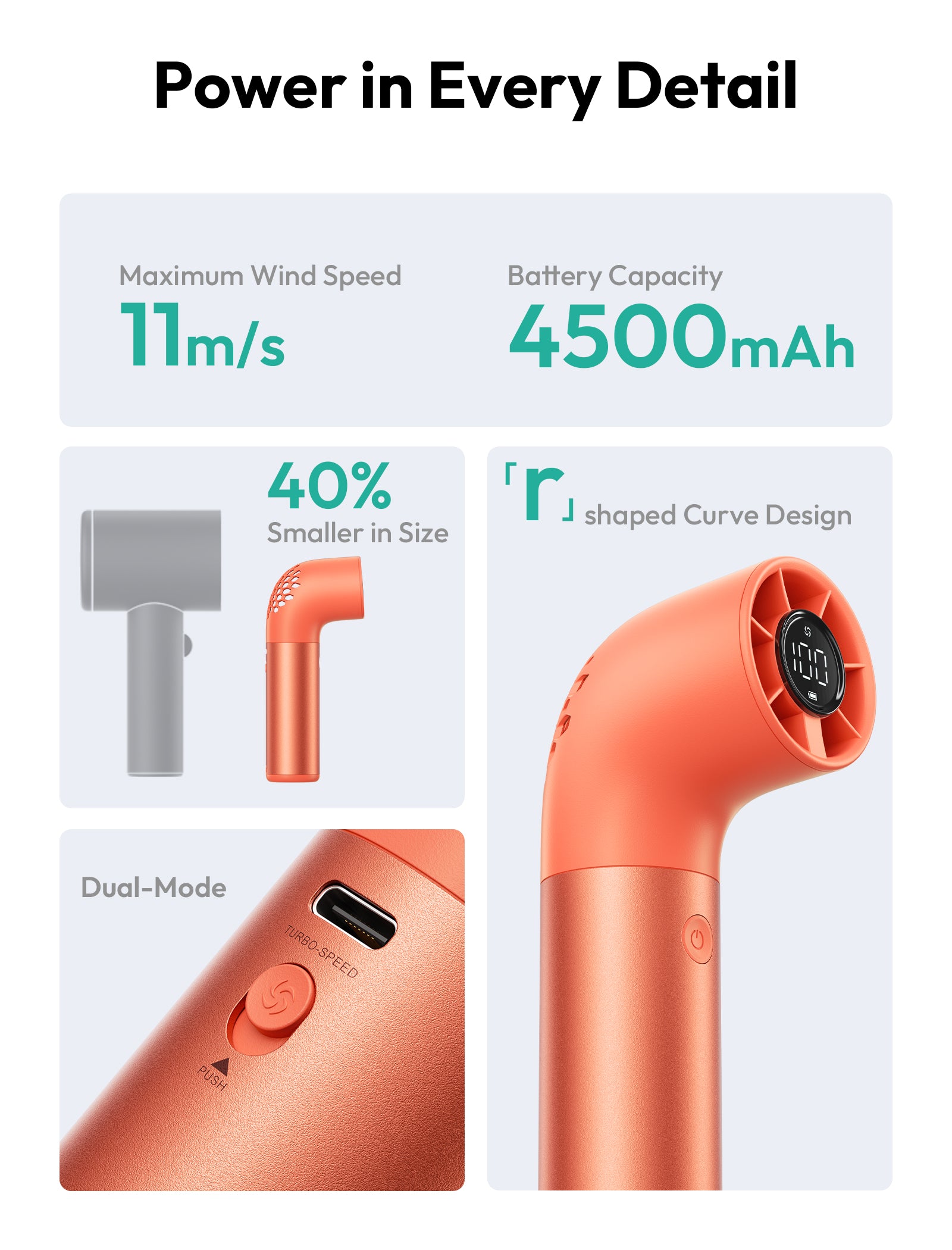Handheld High-Speed Fan Aero Ultra