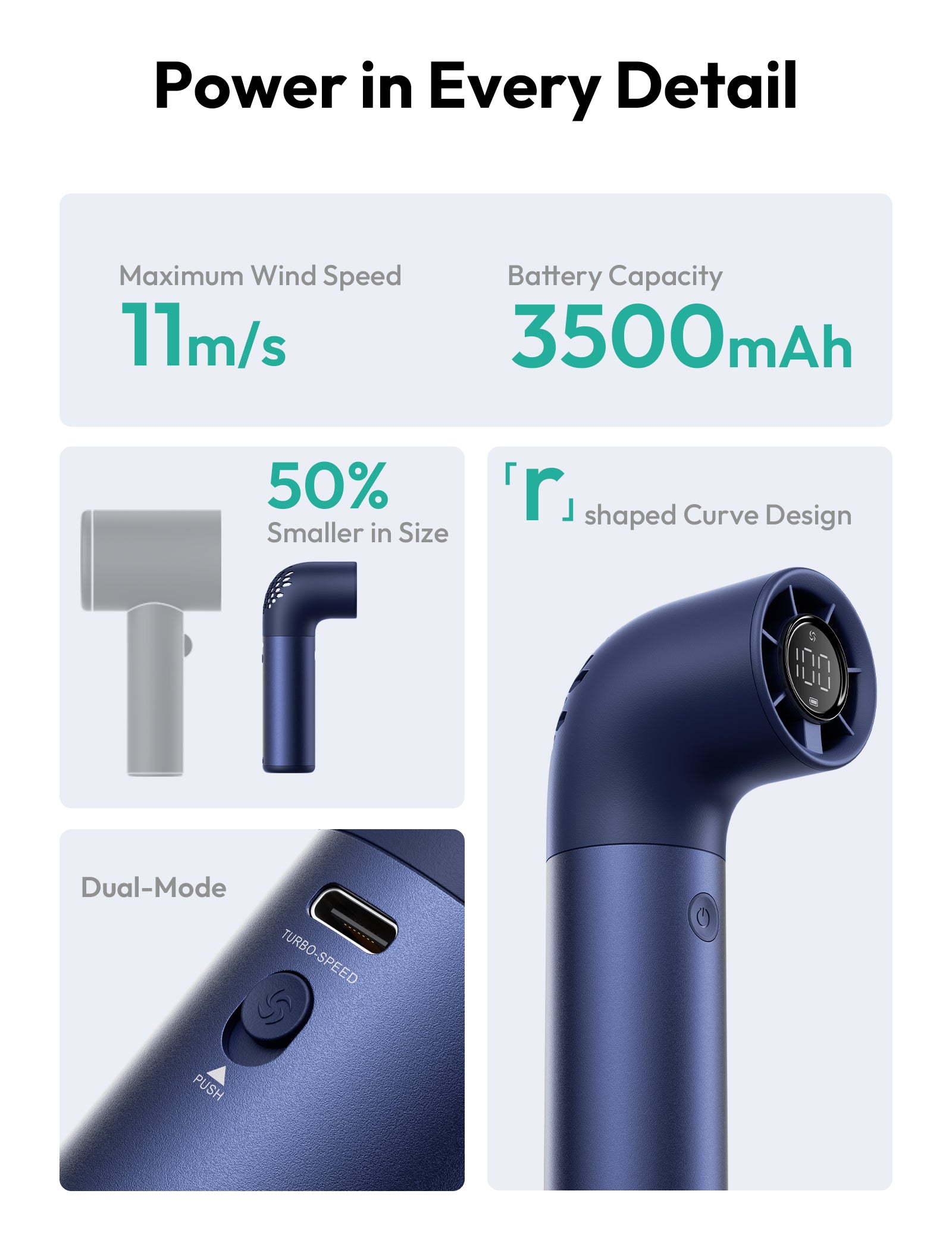 Handheld High-Speed Fan Aero Pro