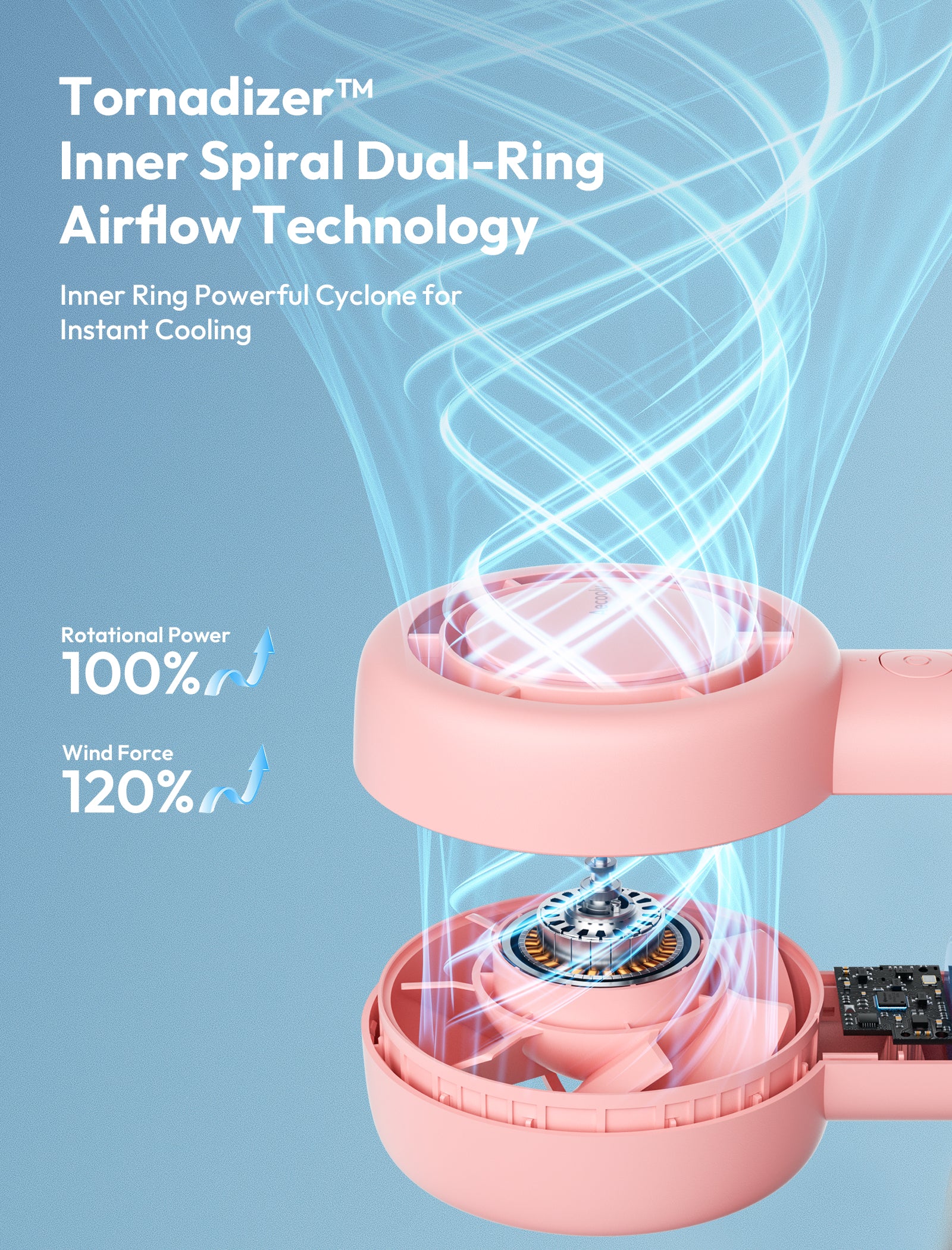 Portable  Handheld  Fan Halo 01 4500mAh