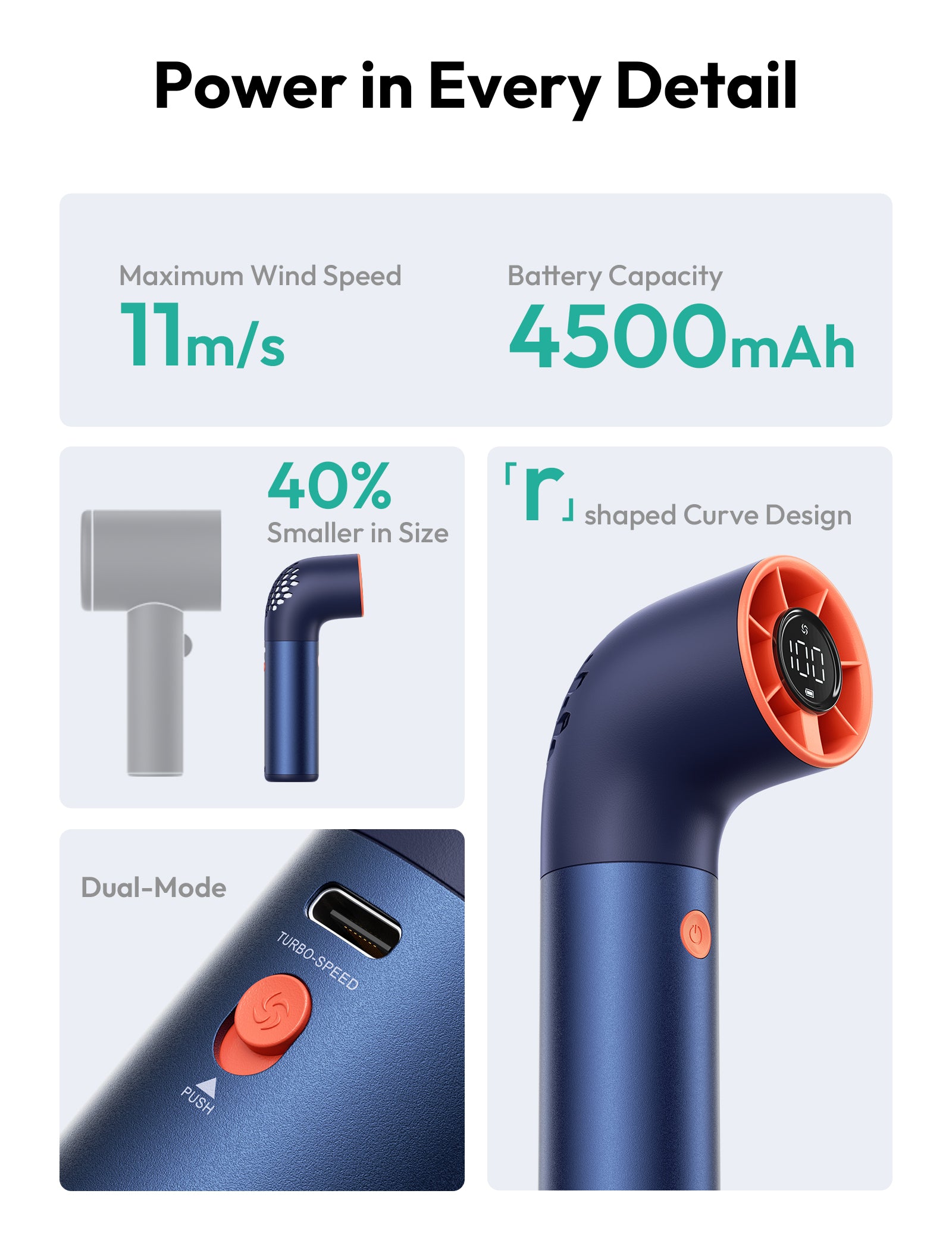 Handheld High-Speed Fan Aero Ultra