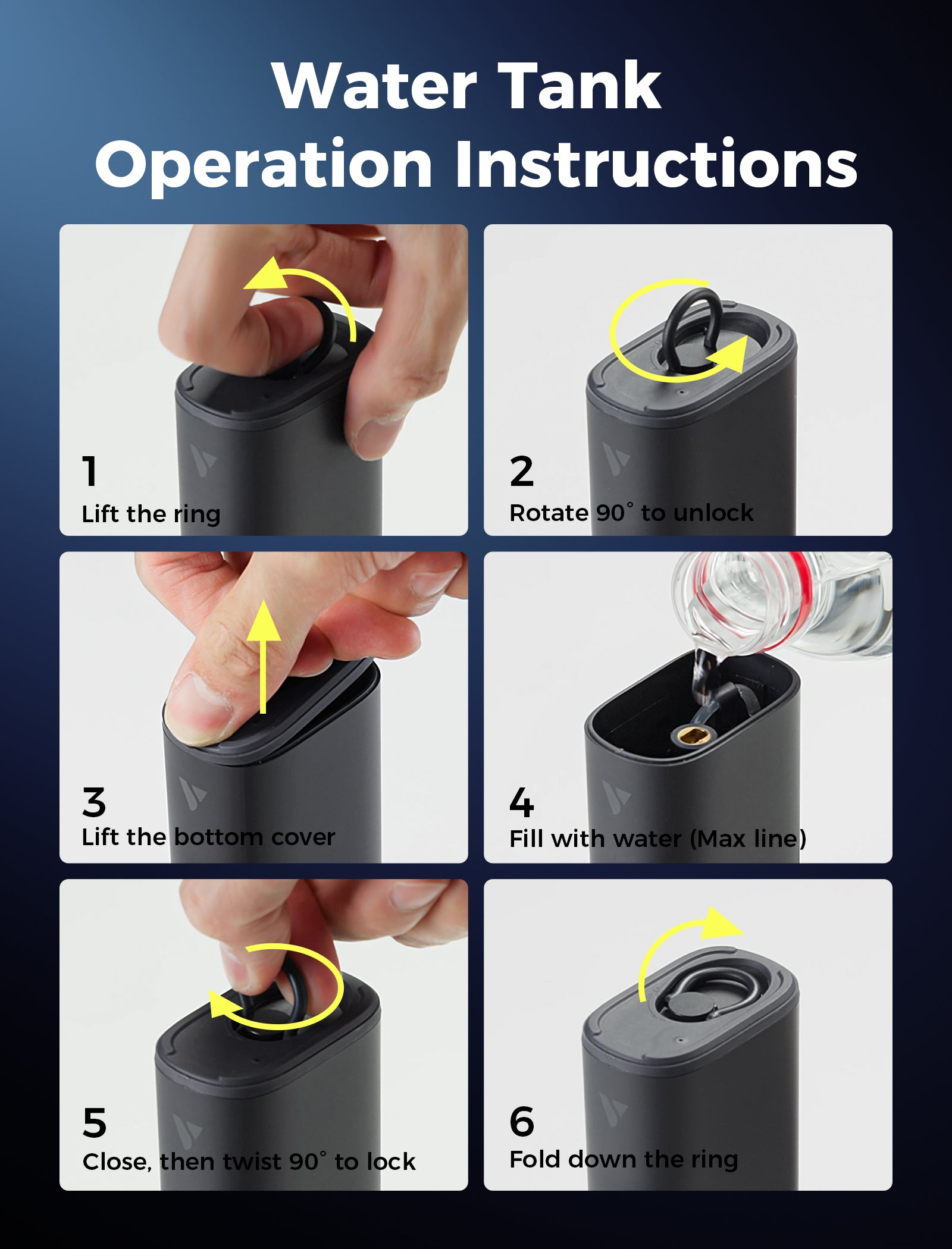 Portable Misting Fan Cold Air