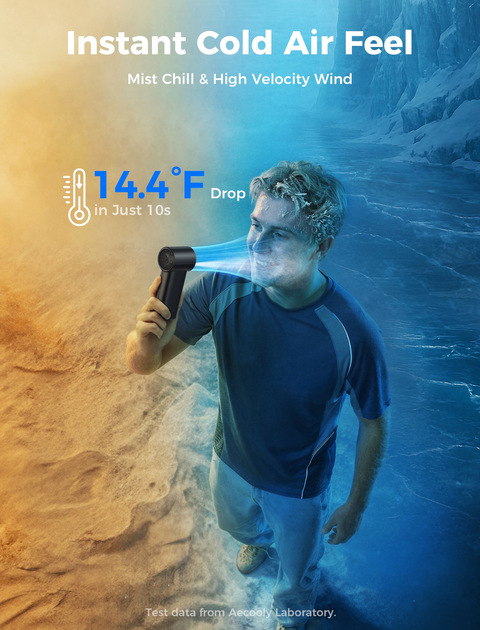 Portable Misting Fan Cold Air