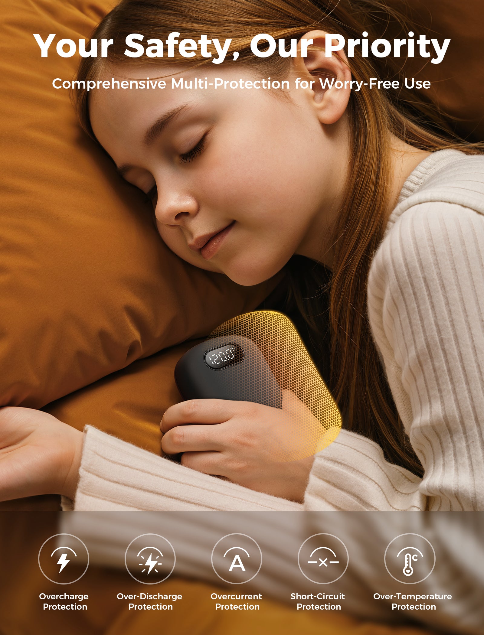 Portable Magnetic Hand Warmer Glow 01