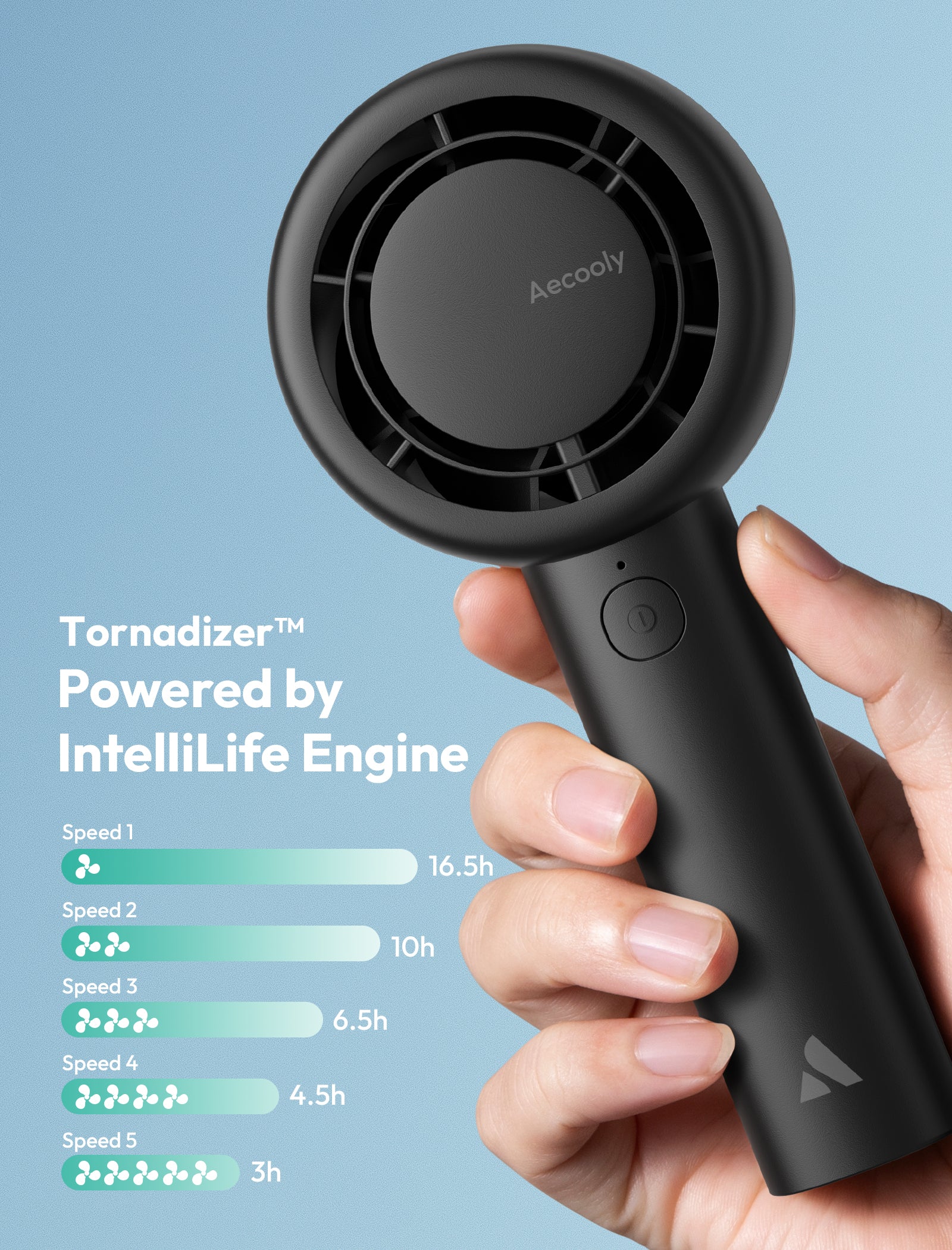 Portable Handheld Fan Halo 01