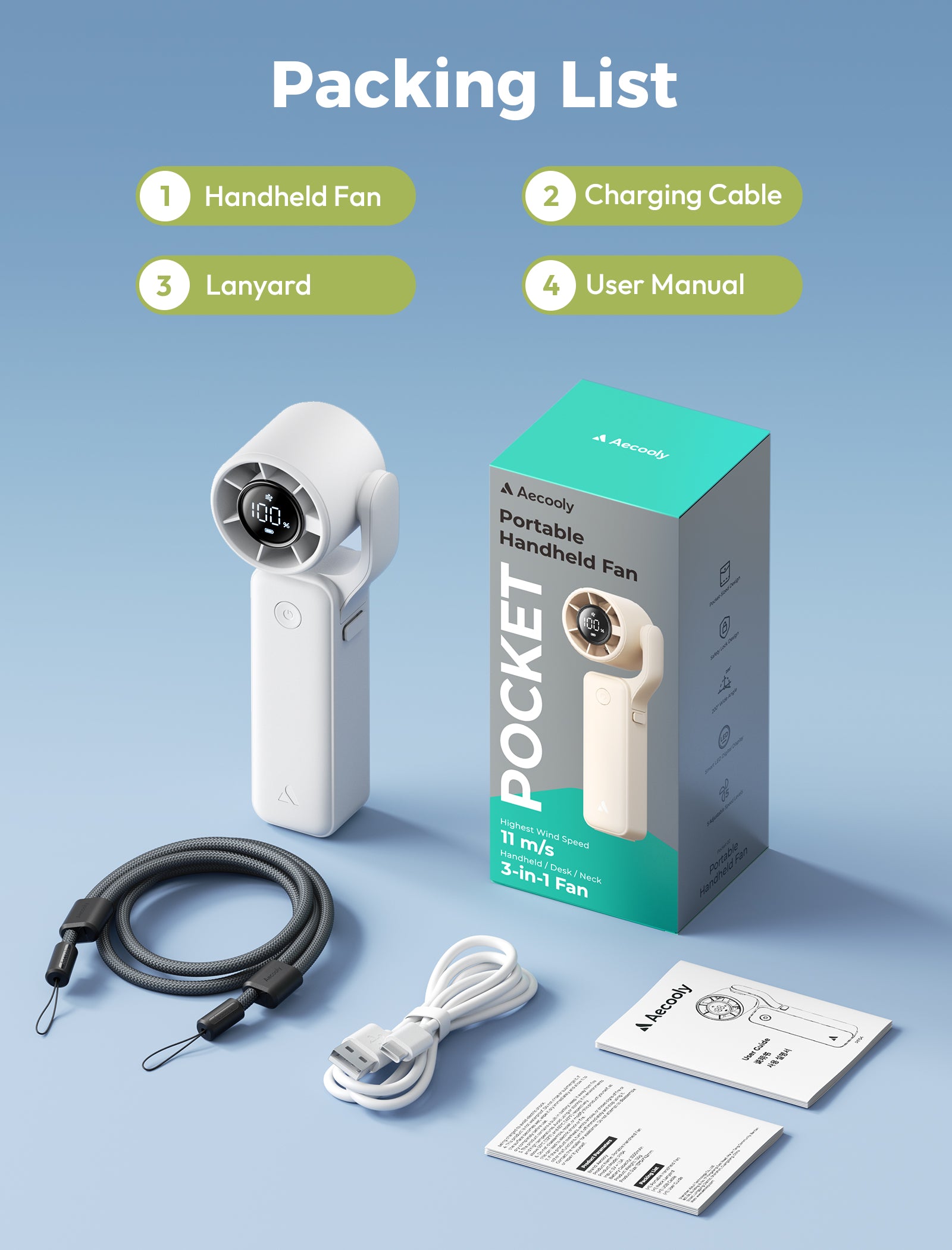 Portable Handheld Fan AirGimbal