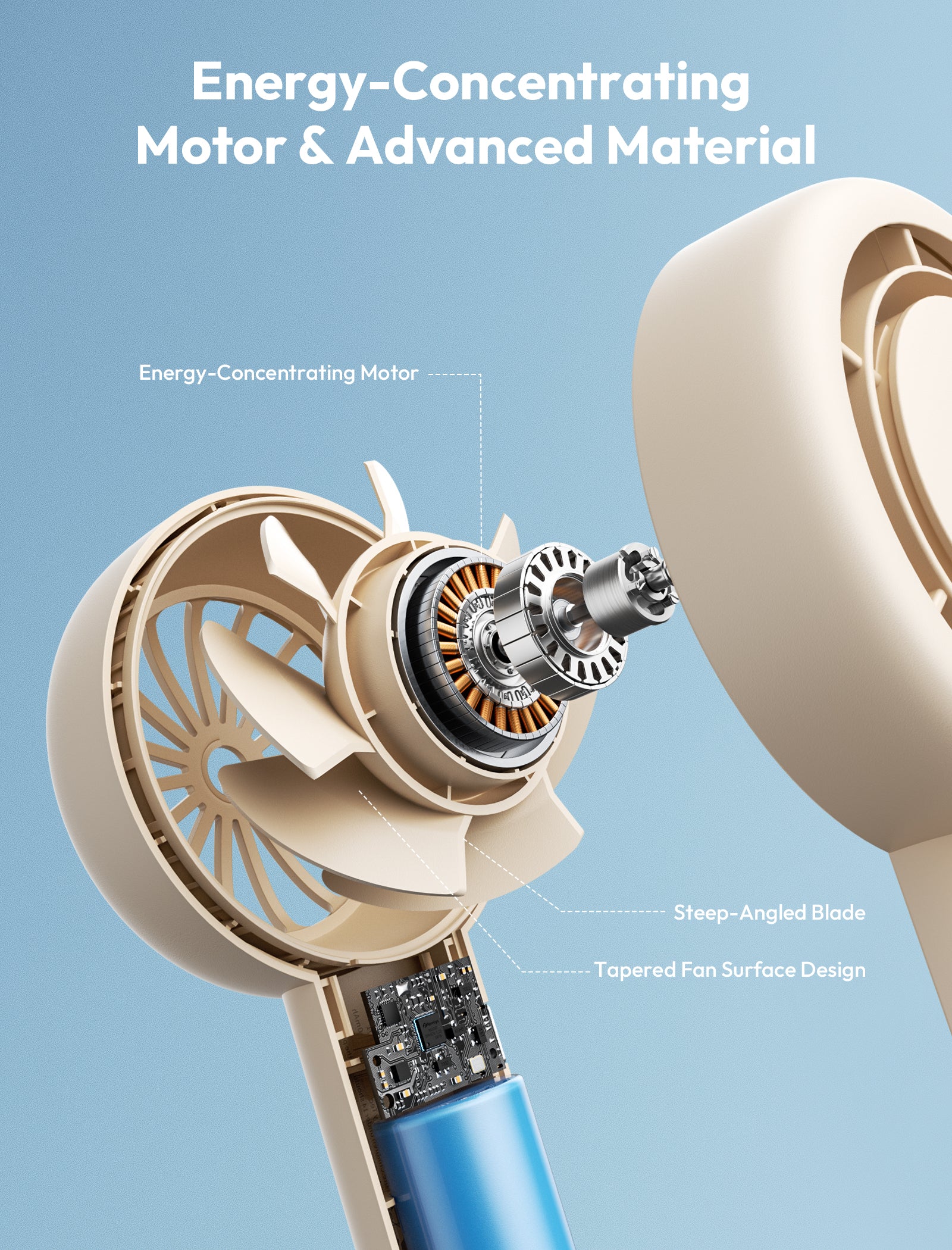 Portable  Handheld  Fan Halo 01 4500mAh