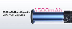 Aecooly Aero Ultra handheld fan featuring a 4500mAh high-capacity battery for long-lasting use