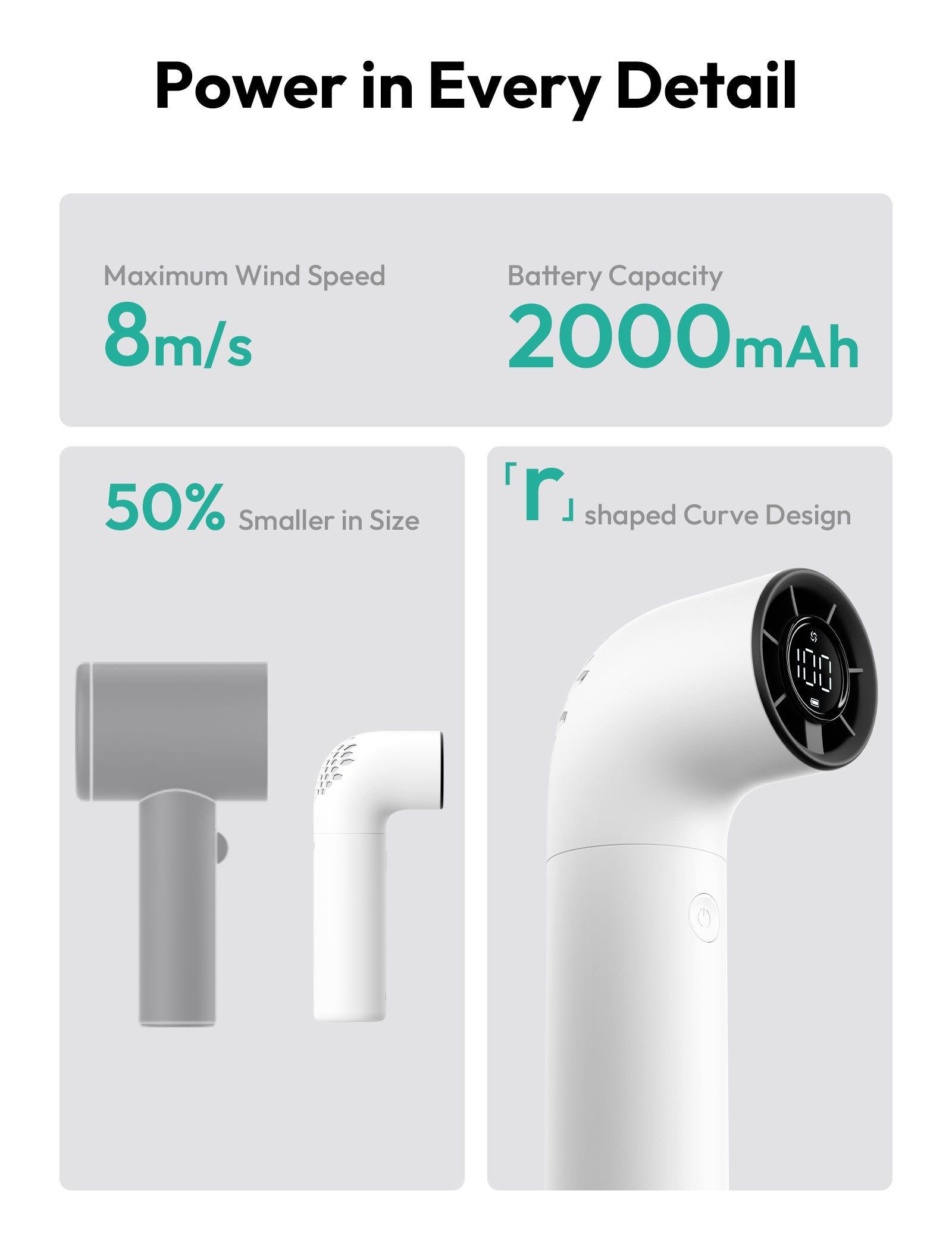Handheld High-Speed Fan  Aero