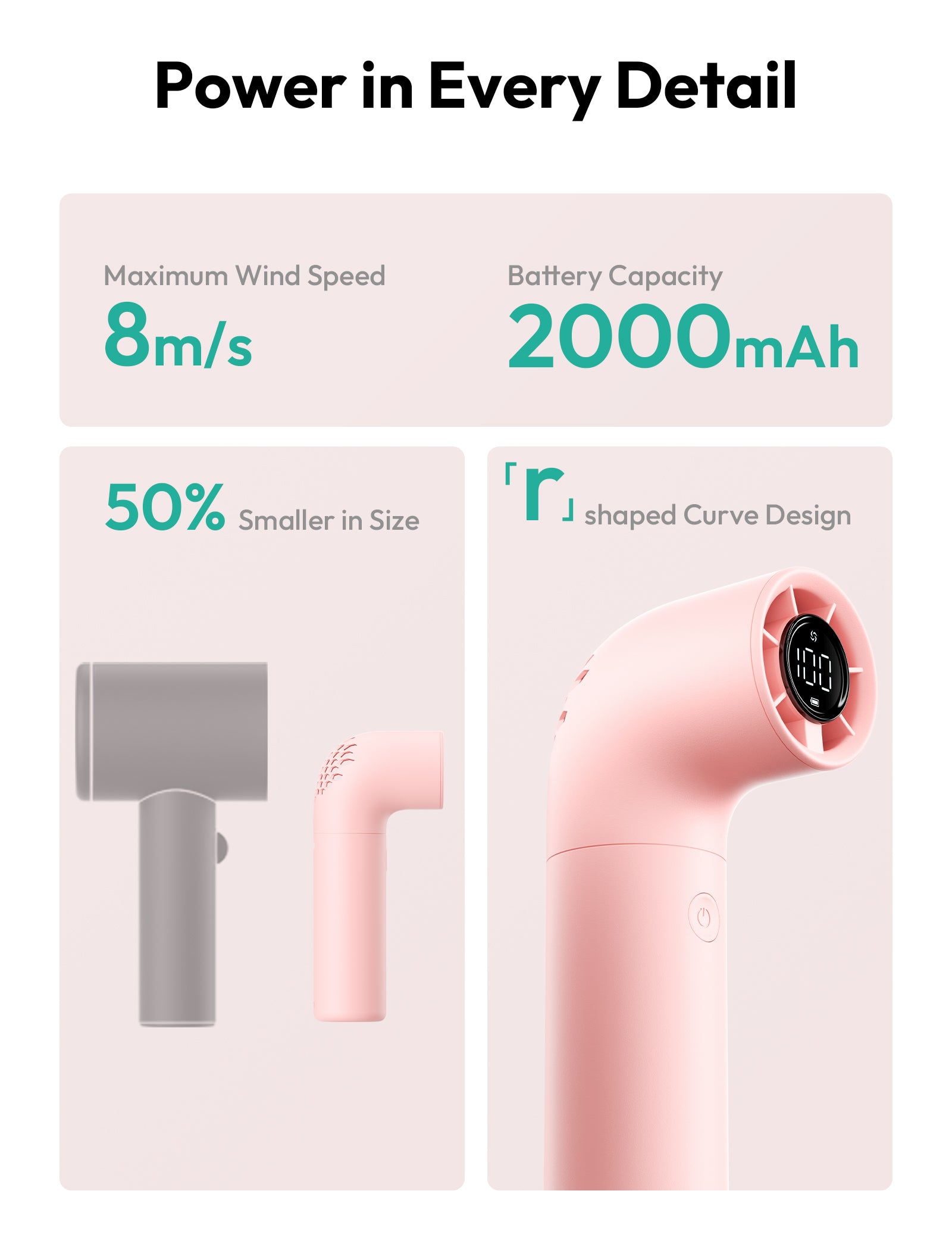 Handheld High-Speed Fan  Aero