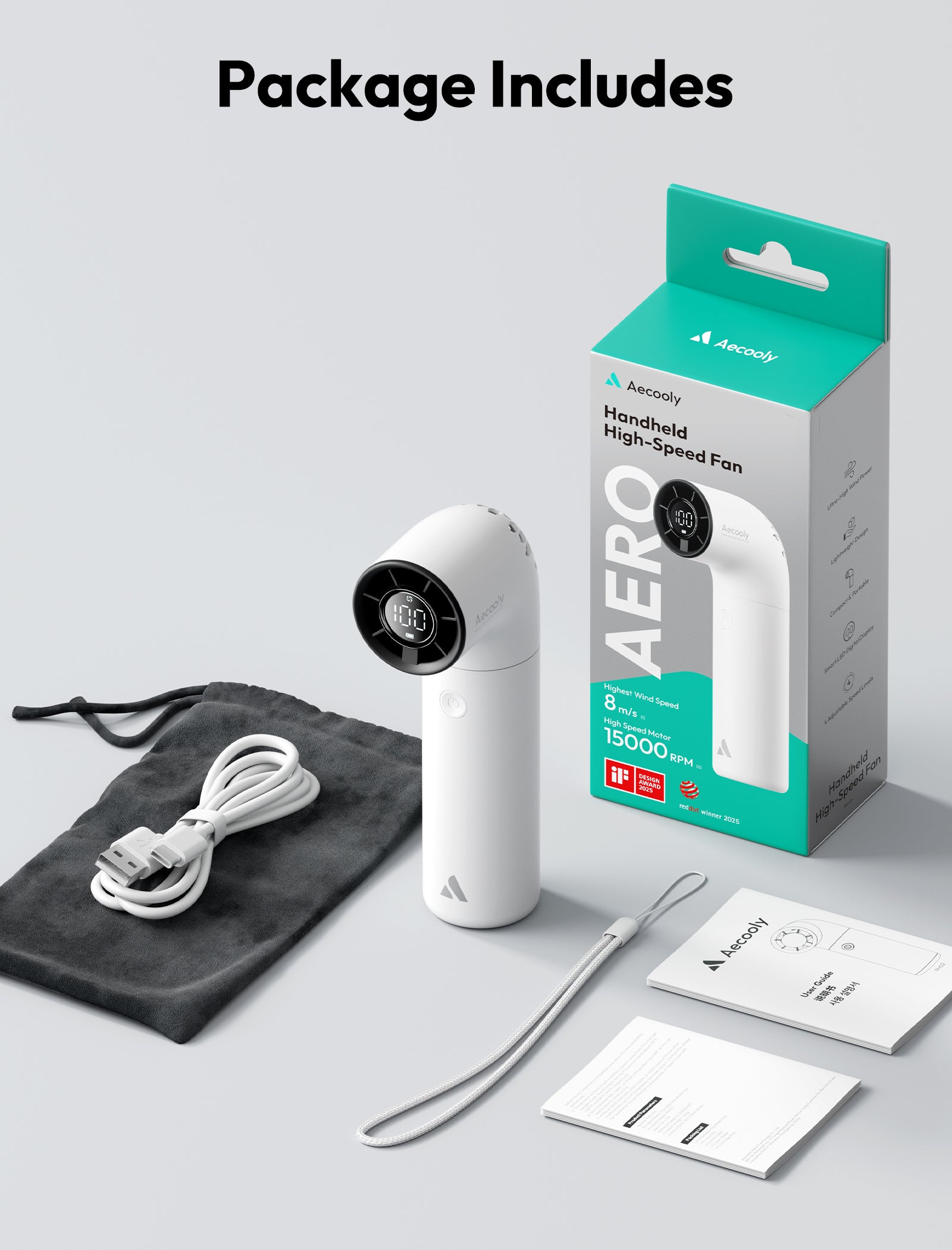 Handheld High-Speed Fan  Aero