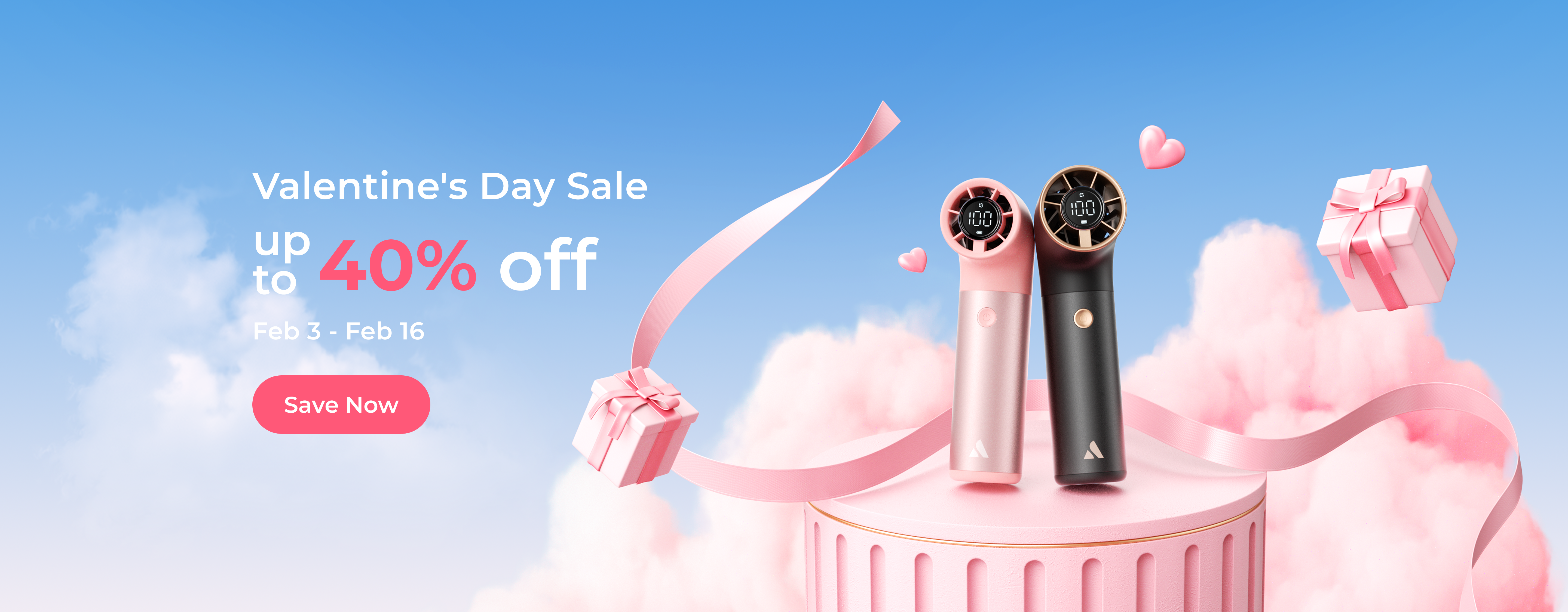 Aecooly Valentine’s Day Sale offering up to 40% off portable fans and gifts