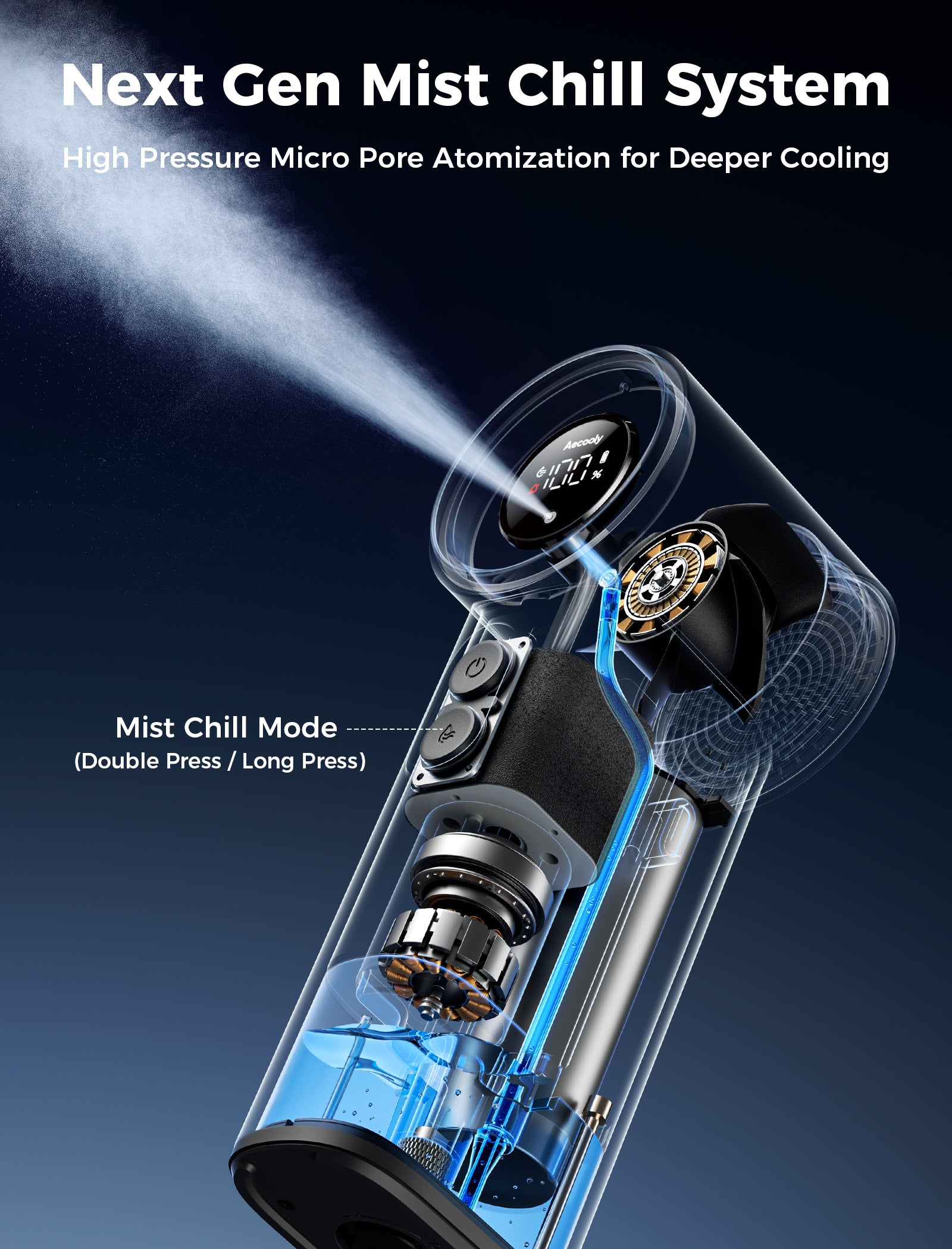Portable Misting Fan Cold Air