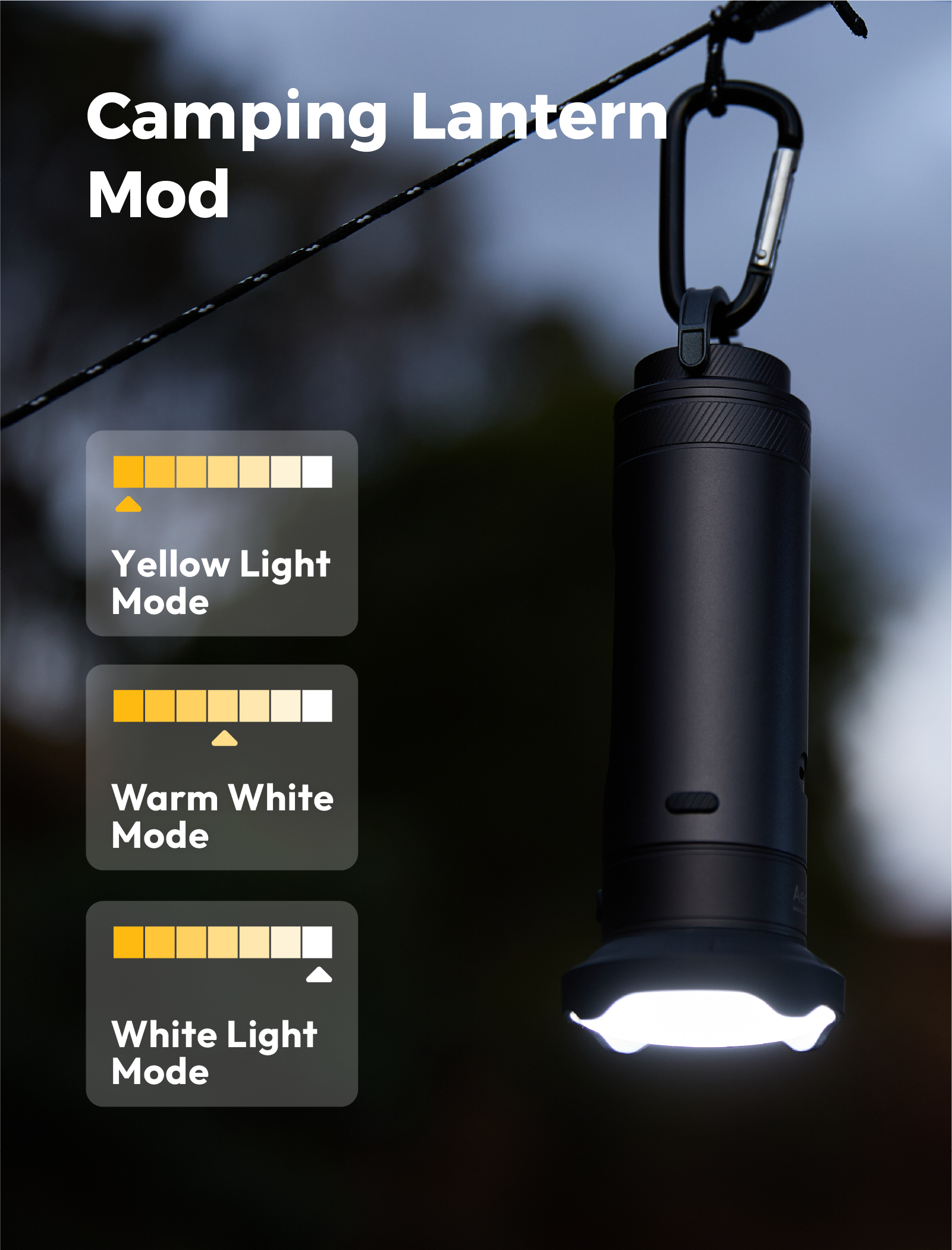 Mod đèn lồng cắm trại CamperKit