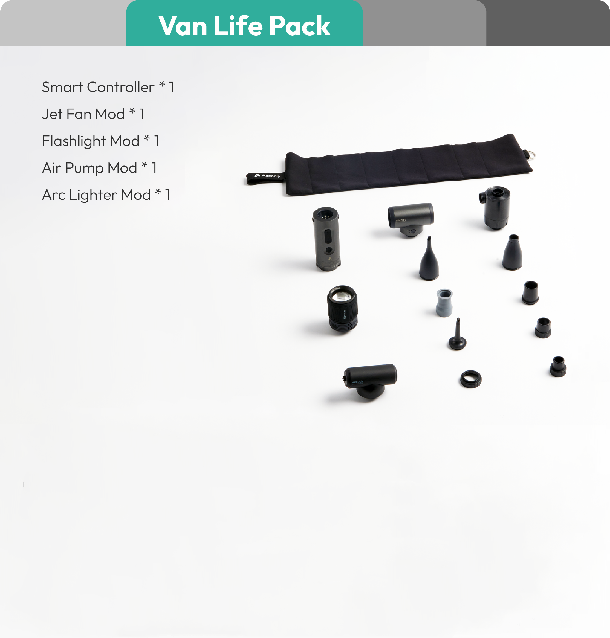 Mod quạt cắm trại CamperKit
