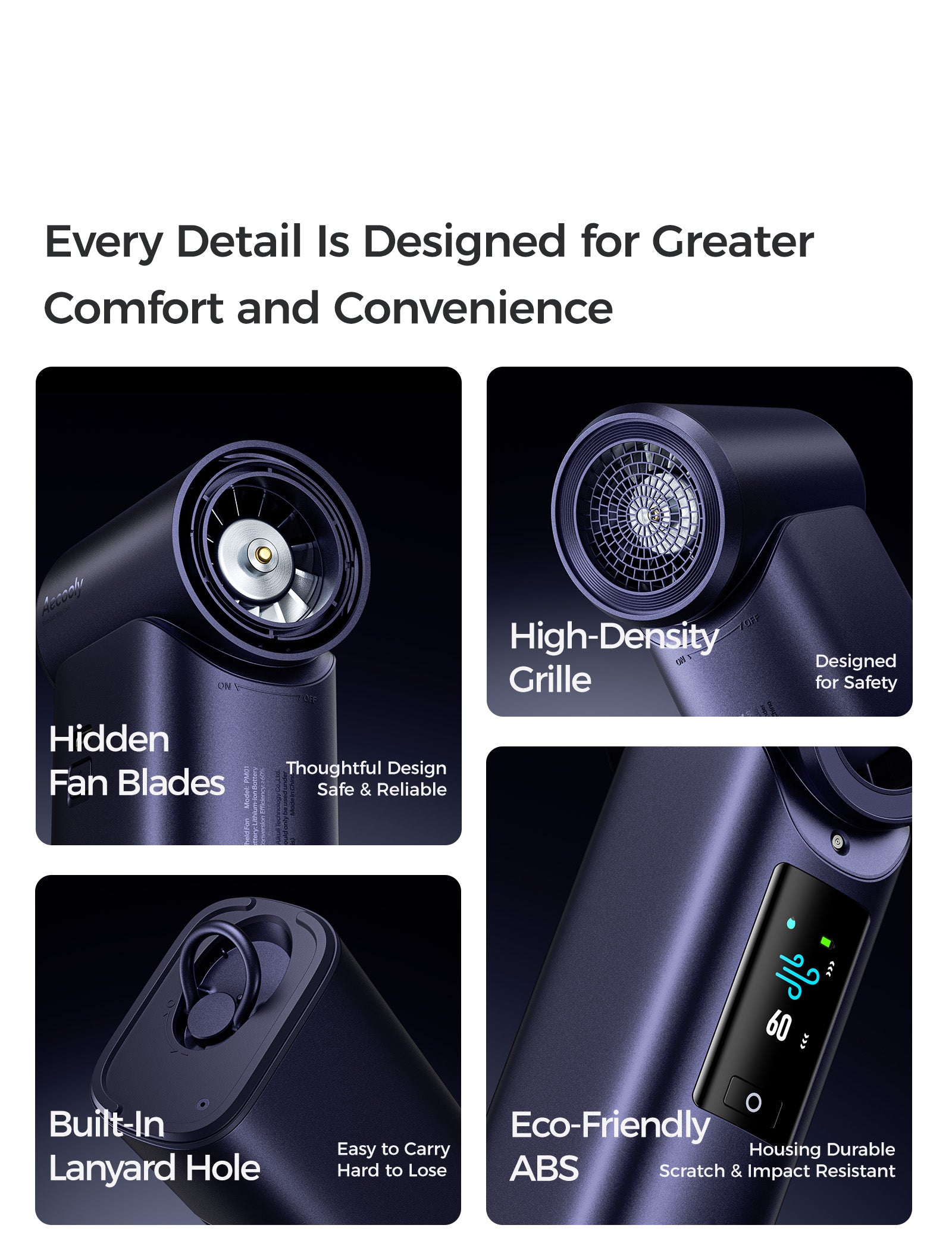 Portable Misting Fan Cold Air Ultra B(Basic) 6000mAh