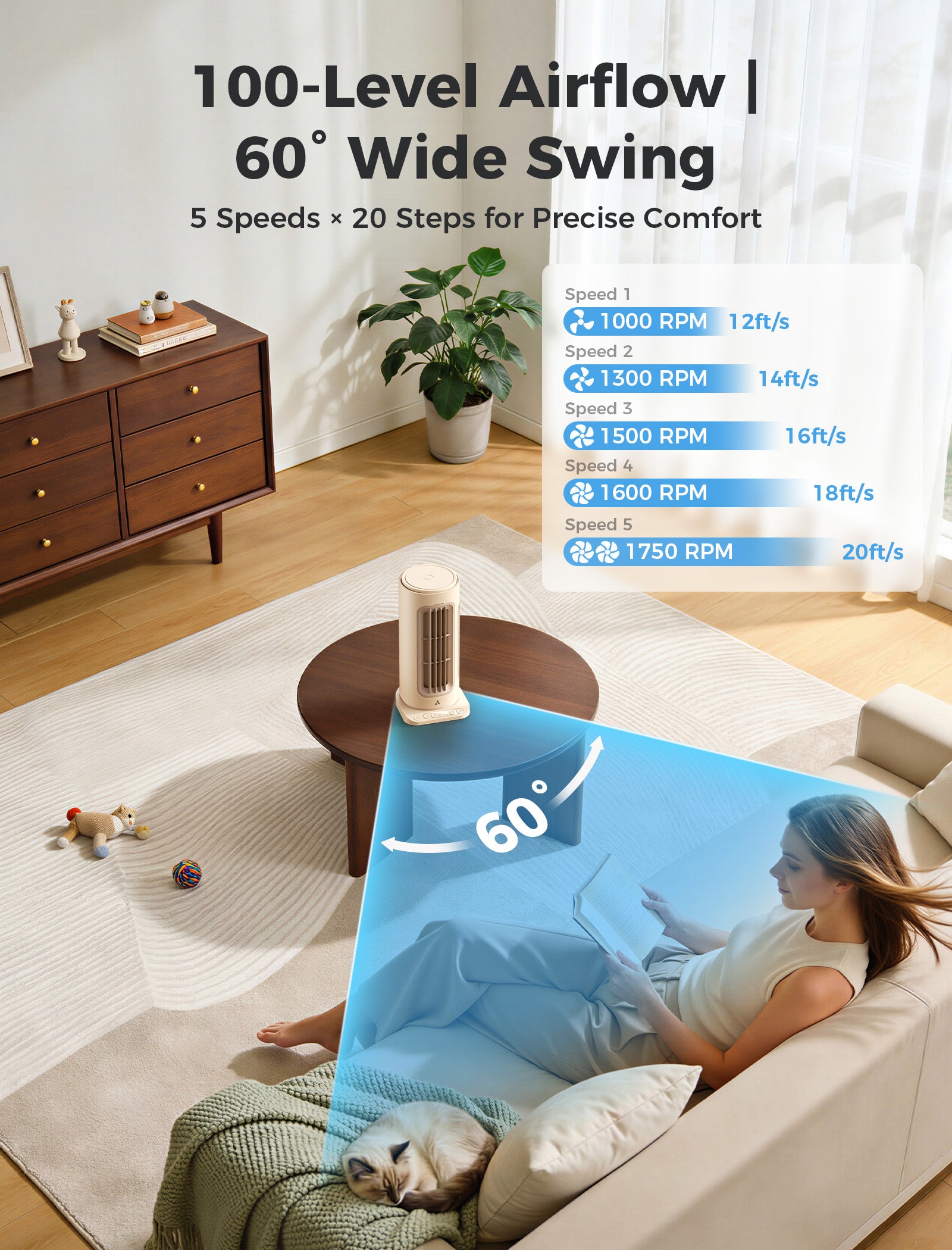 Powerful Tower Fan Tower 02