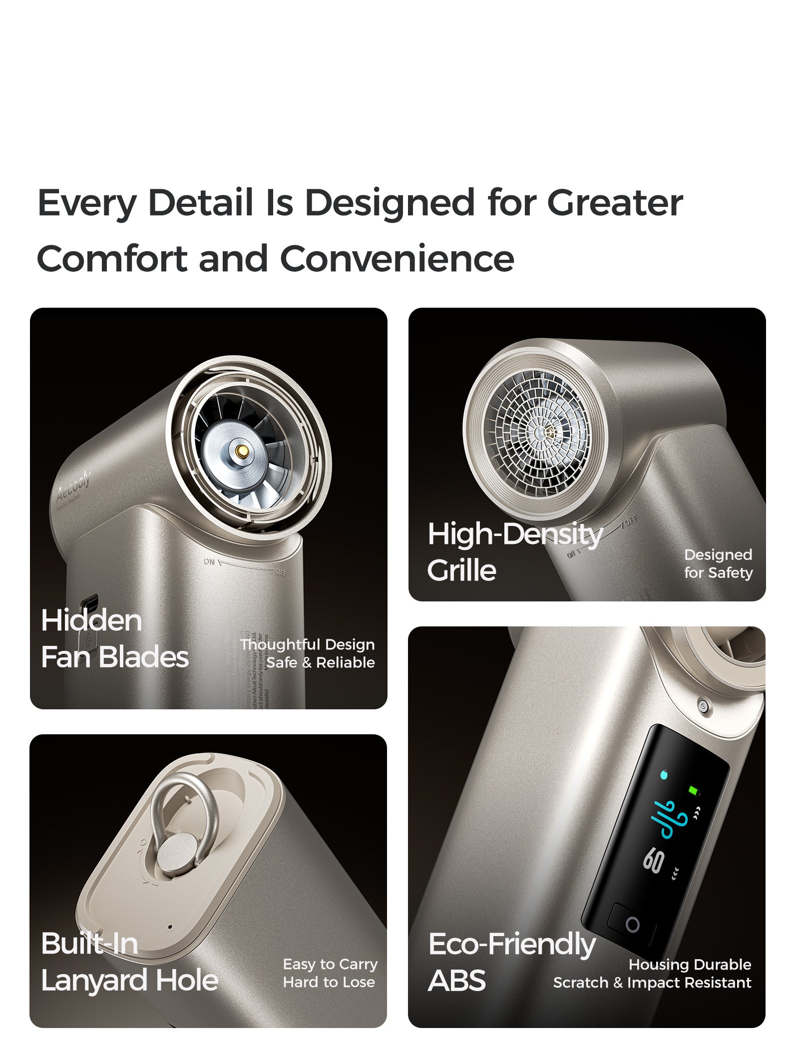 Portable Misting Fan Cold Air Ultra B(Basic) 6000mAh