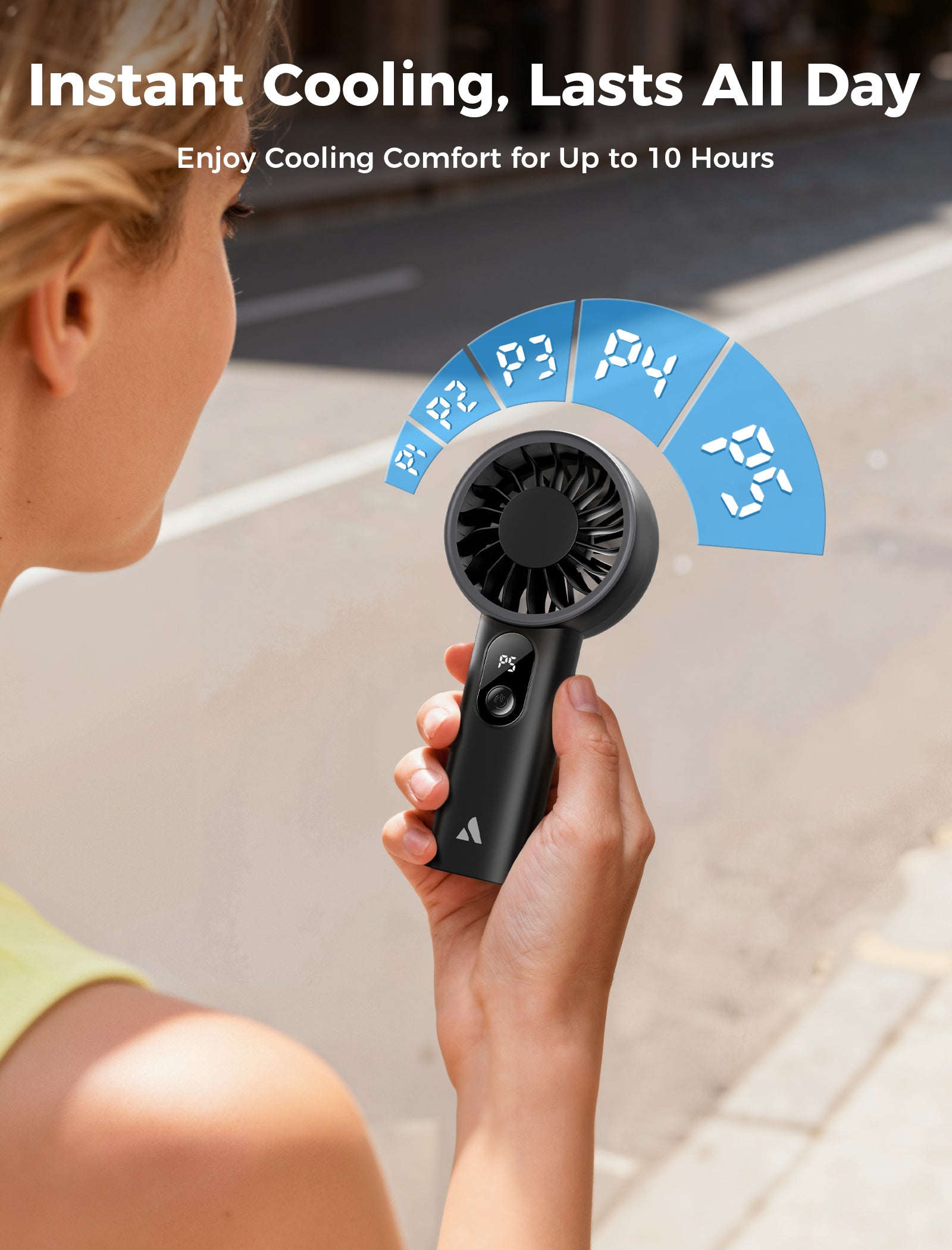 Portable Handheld Fan Halo 03