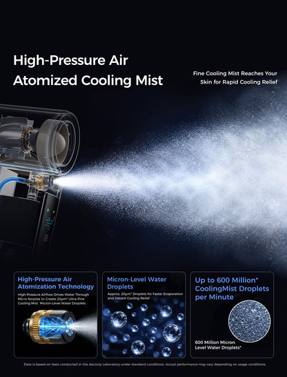 Portable Misting Fan Cold Air Ultra B(Basic) 6000mAh