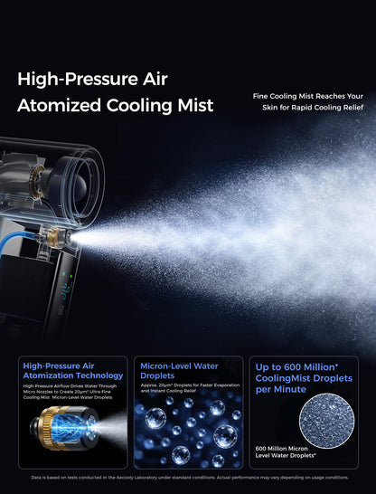 Portable Misting Fan Cold Air Ultra B(Basic) 6000mAh
