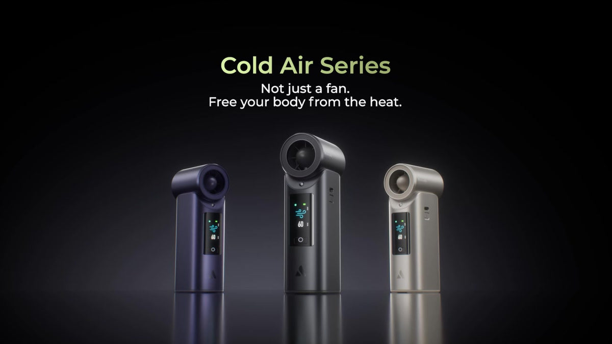 Cold Air portable misting fan control interface