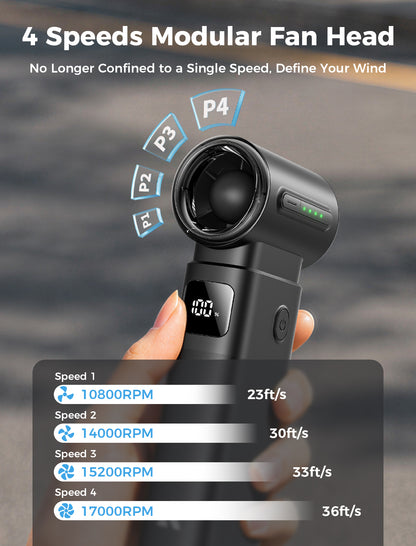 Portable Handheld Fan Air Mate & 5000mAh Power Bank