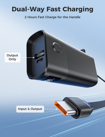 Portable Handheld Fan Air Mate & 5000mAh Power Bank