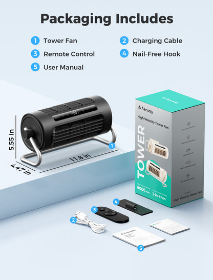 Powerful Tower Fan Tower 01