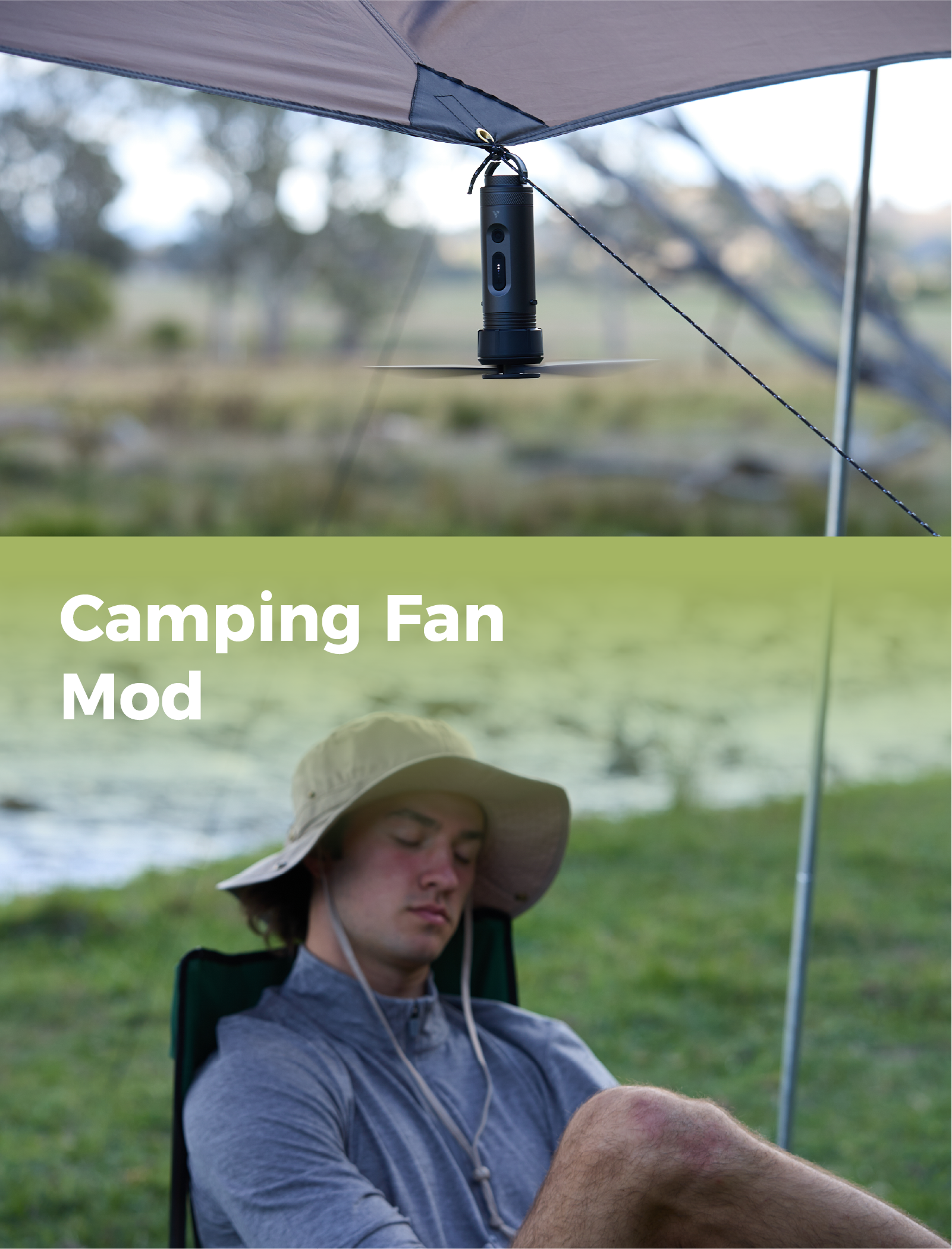 Mod quạt cắm trại CamperKit