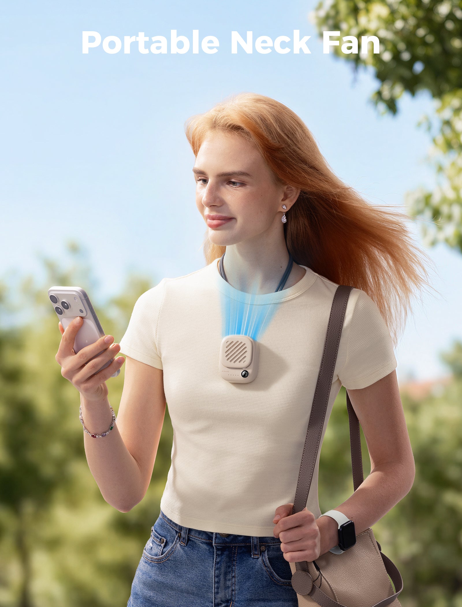 Mini Portable Neck Fan Click 01