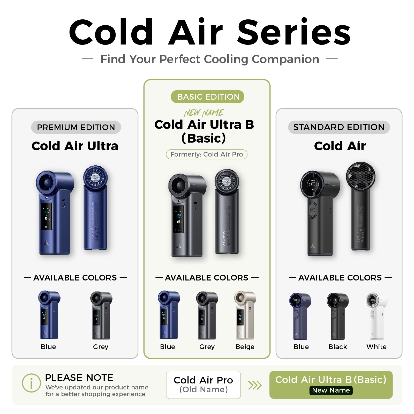 Portable Misting Fan Cold Air Ultra B(Basic) 6000mAh