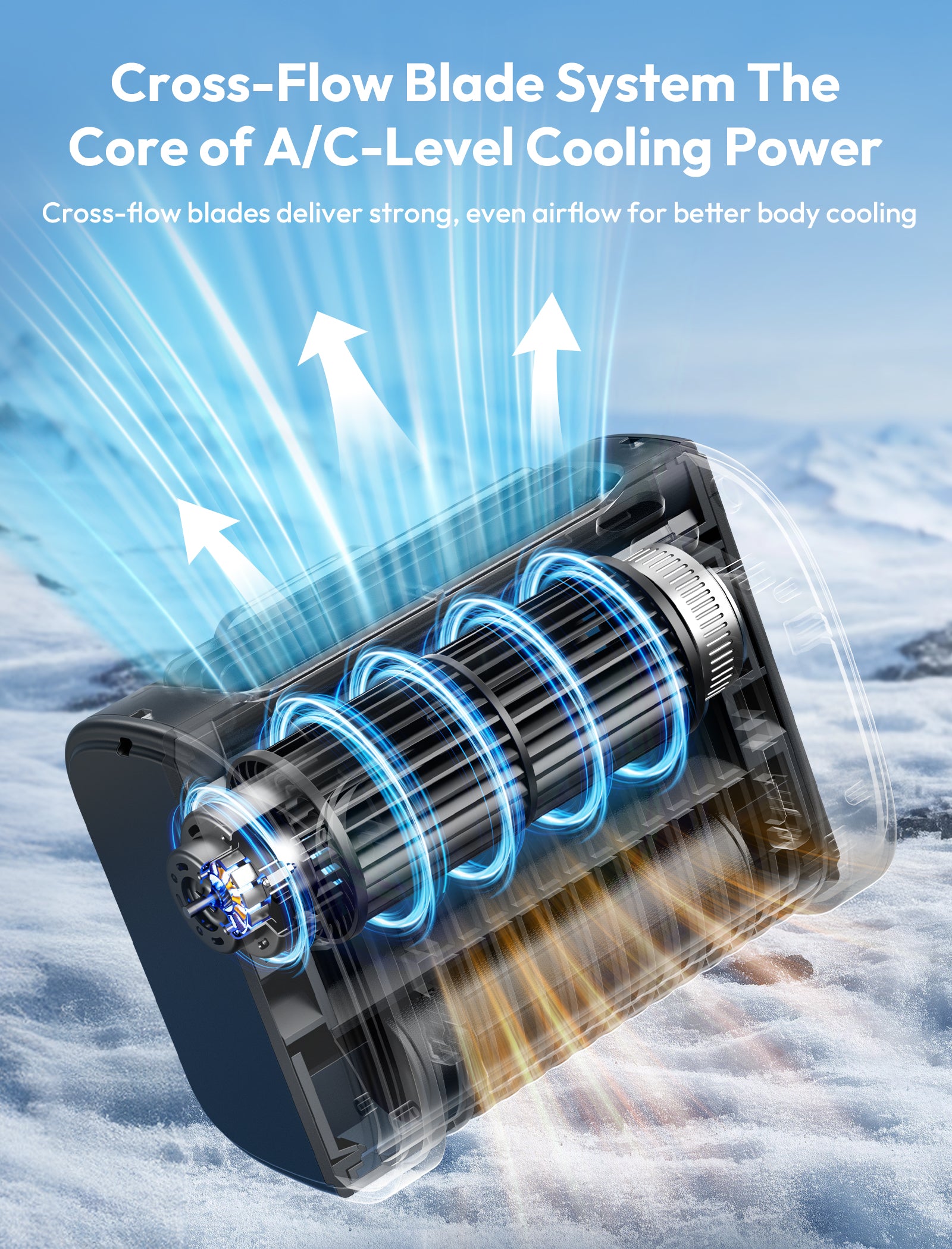 Flow 9000mAh | High Velocity Waist Fan