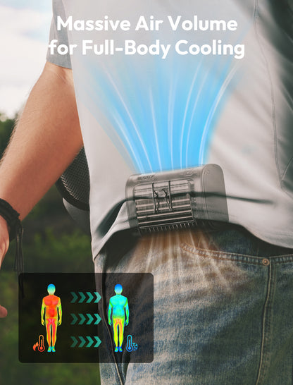 Flow 9000mAh | High Velocity Waist Fan