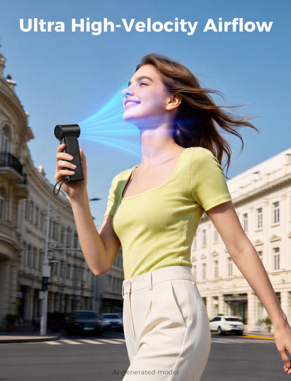 Portable Handheld Fan Air Mate & 5000mAh Power Bank