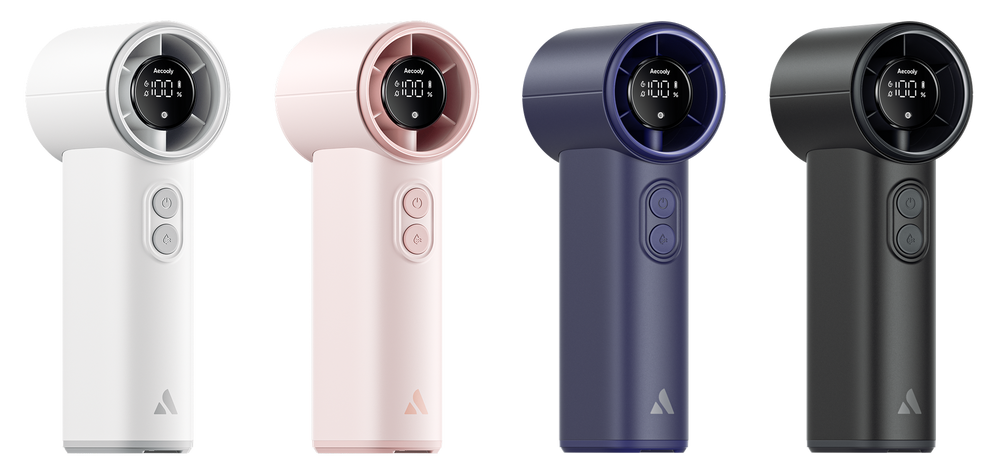 Cold Air in white, pink, navy blue and black finishes