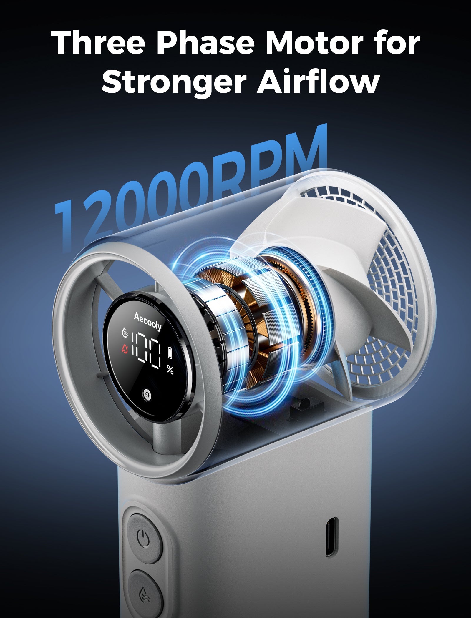 Portable Misting Fan Cold Air